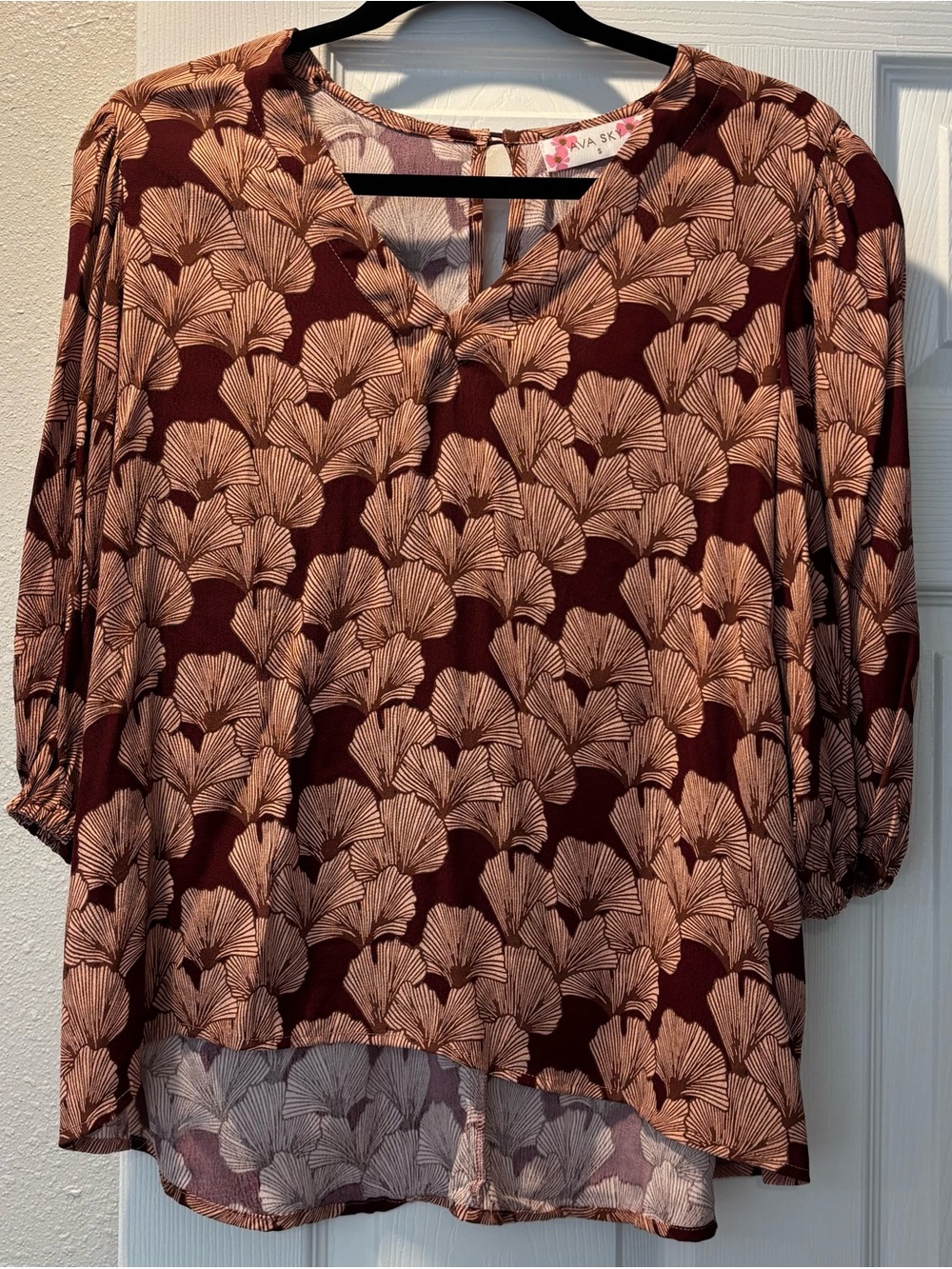 Ava Sky blouse